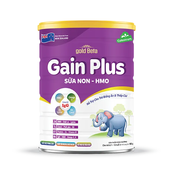 Sữa bột GoldBeta Gain Plus (900g)