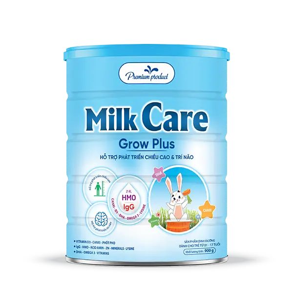 Sữa bột Milkcare Grow Plus (900g)