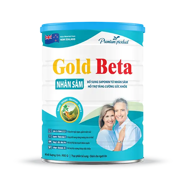 Sữa bột GoldBeta Nhân Sâm (900g)