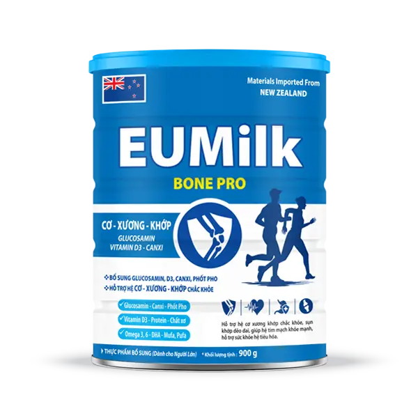 Sữa bột EUMilk BONE PRO (900g) Người lớn