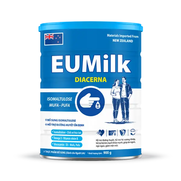 Sữa bột EUMilk DIACERNA (900g) Người lớn